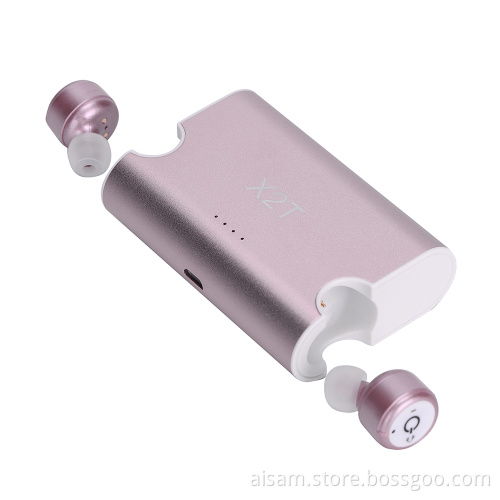 Bluetooth Earbuds With Charger And Microphone